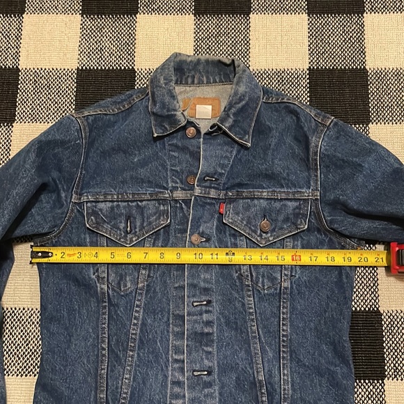 Levis Vintage 70s Denim Jean Jacket 70505 0217 USA Mens Size 38 - Picture 8 of 11